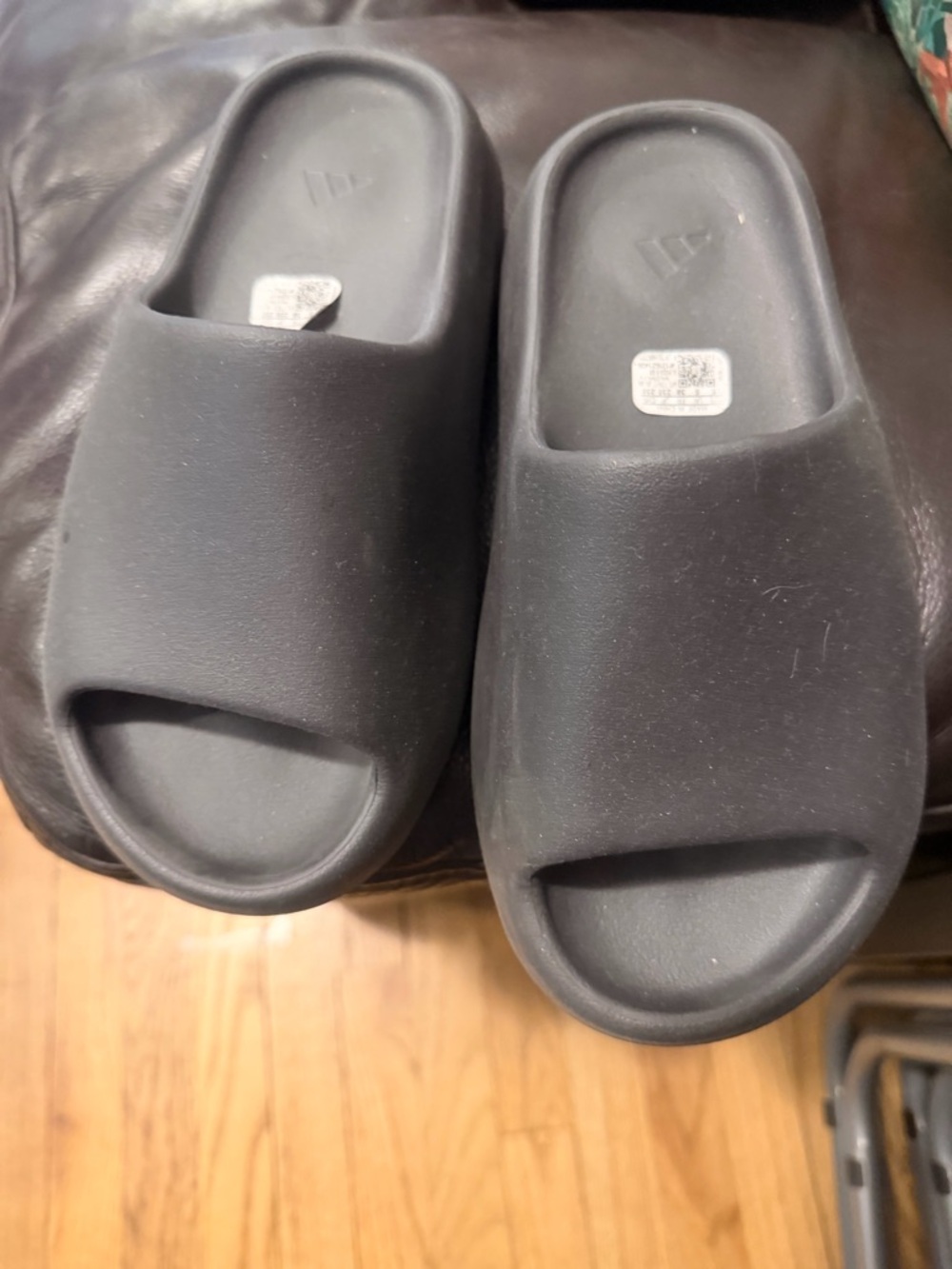 Yeezy Core Black Slide Sandals